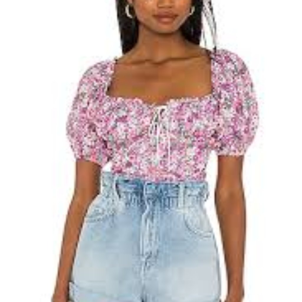 Nwot For Love & Lemons Katarina Top L